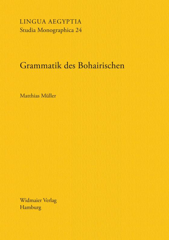 Cover-Bild Grammatik des Bohairischen