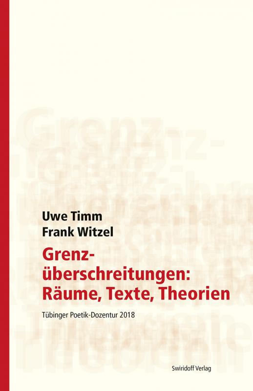 Cover-Bild Grenzüberschreitungen: Räume, Texte, Theorien