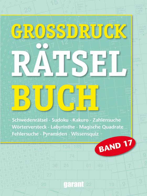 Cover-Bild Grossdruck Rätselbuch Band 17