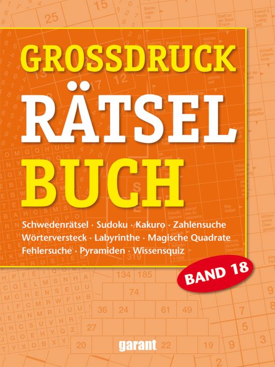 Cover-Bild Grossdruck Rätselbuch Band 18