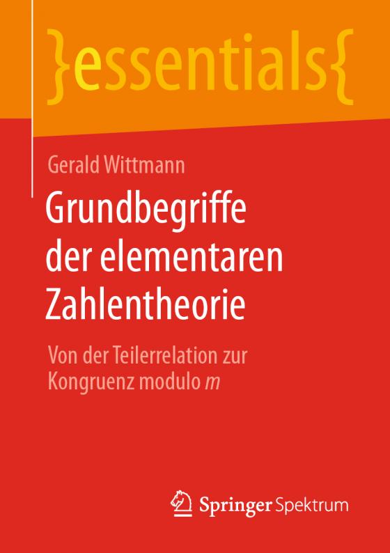 Cover-Bild Grundbegriffe der elementaren Zahlentheorie