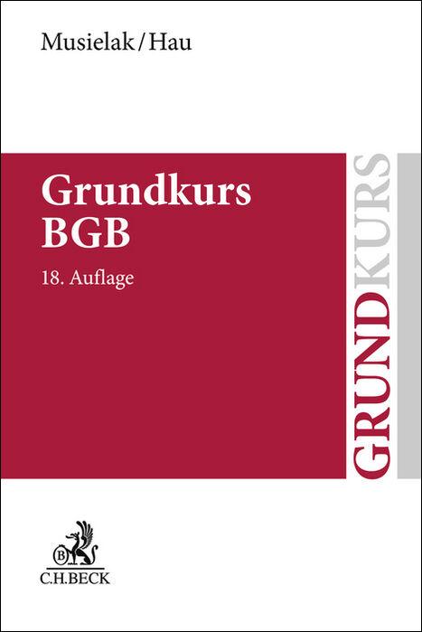 Cover-Bild Grundkurs BGB