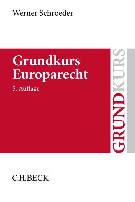 Cover-Bild Grundkurs Europarecht