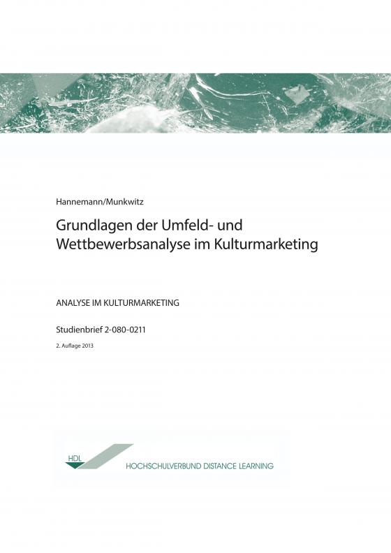 Cover-Bild Grundlagen der Umfeld- und Wettbewerbsanalyse im Kulturmarketing
