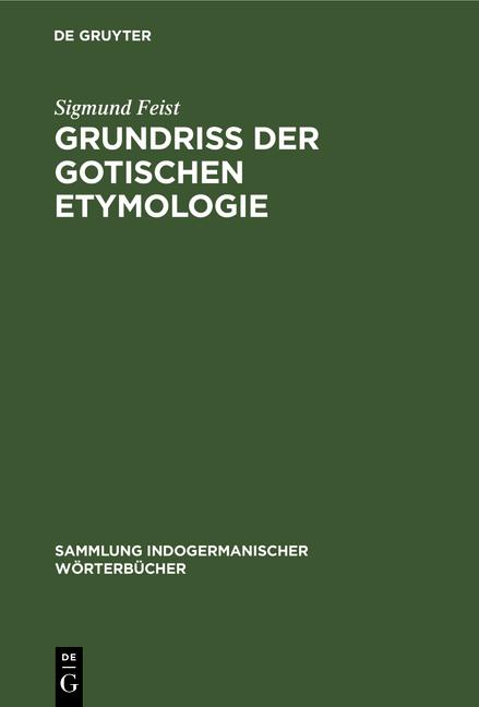 Cover-Bild Grundriss der Gotischen Etymologie