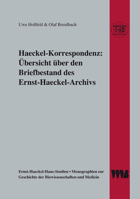 Cover-Bild Haeckel-Korrespondenz