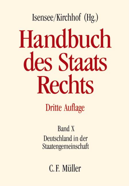 Cover-Bild Handbuch des Staatsrechts