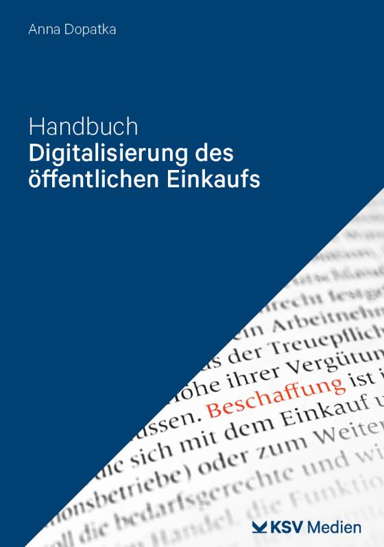 Cover-Bild Handbuch Digitalisierung des öffentlichen Einkaufs