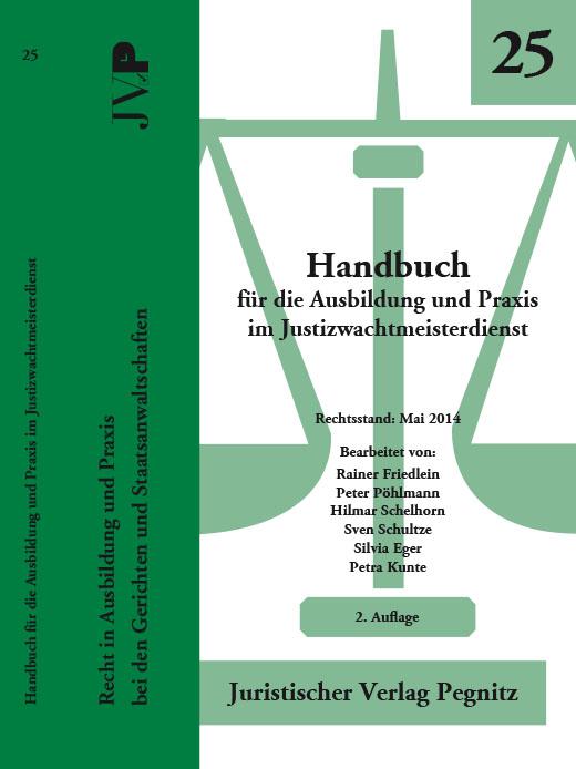 Cover-Bild Handbuch für die Ausbildung und Praxis im Justizwachtmeisterdienst