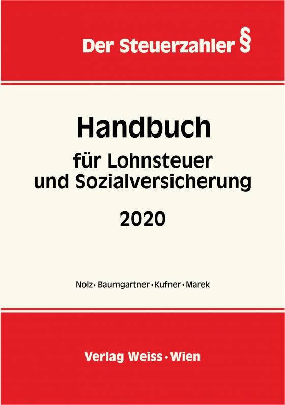 Cover-Bild Handbuch für Lohnsteuer und Sozialversicherung 2020