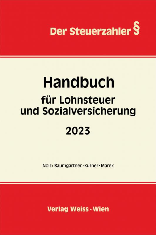 Cover-Bild Handbuch für Lohnsteuer und Sozialversicherung 2023