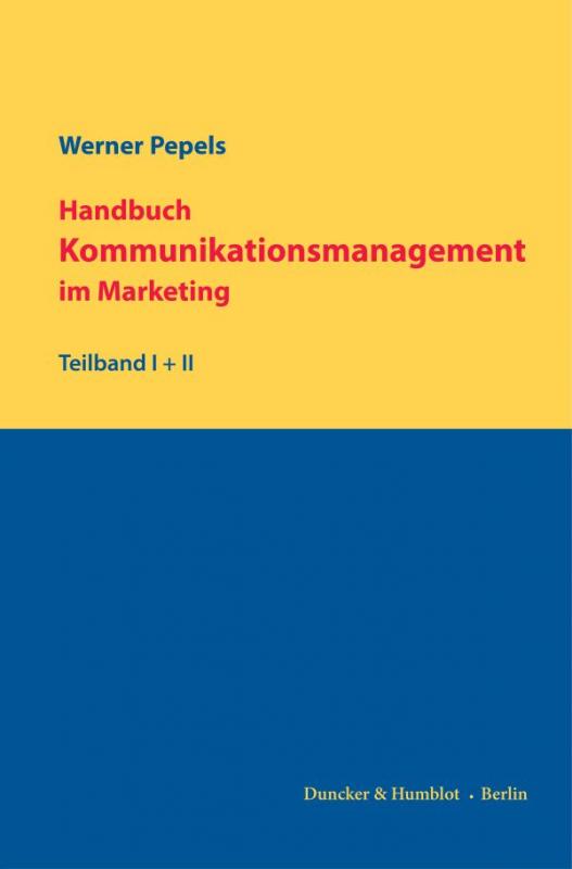 Cover-Bild Handbuch Kommunikationsmanagement im Marketing.