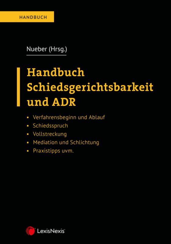 Cover-Bild Handbuch Schiedsgerichtsbarkeit und ADR