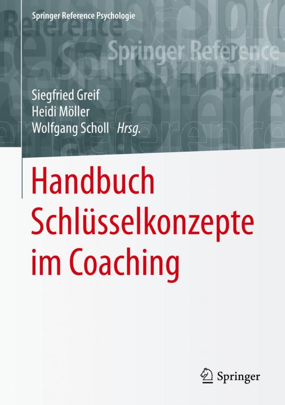 Cover-Bild Handbuch Schlüsselkonzepte im Coaching