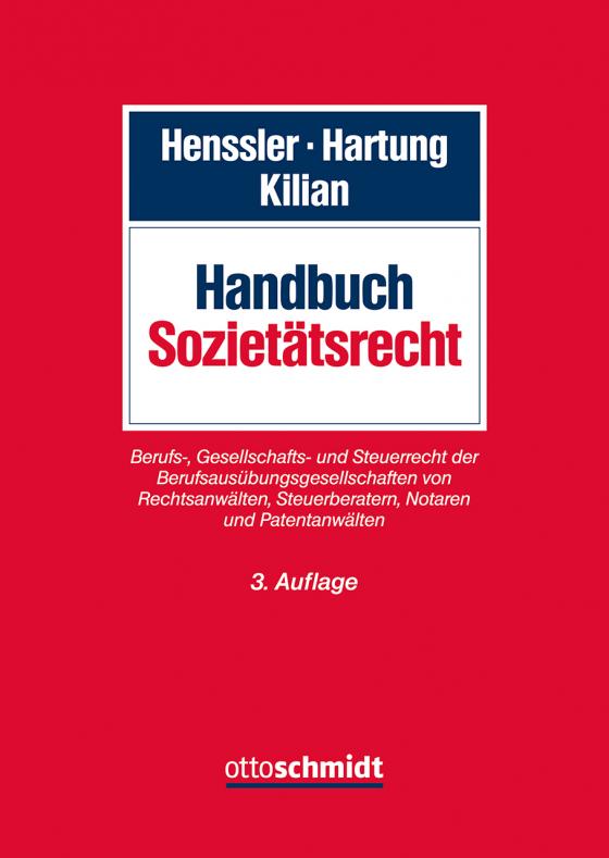 Cover-Bild Handbuch Sozietätsrecht