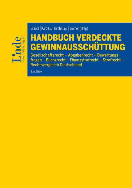 Cover-Bild Handbuch Verdeckte Gewinnausschüttung