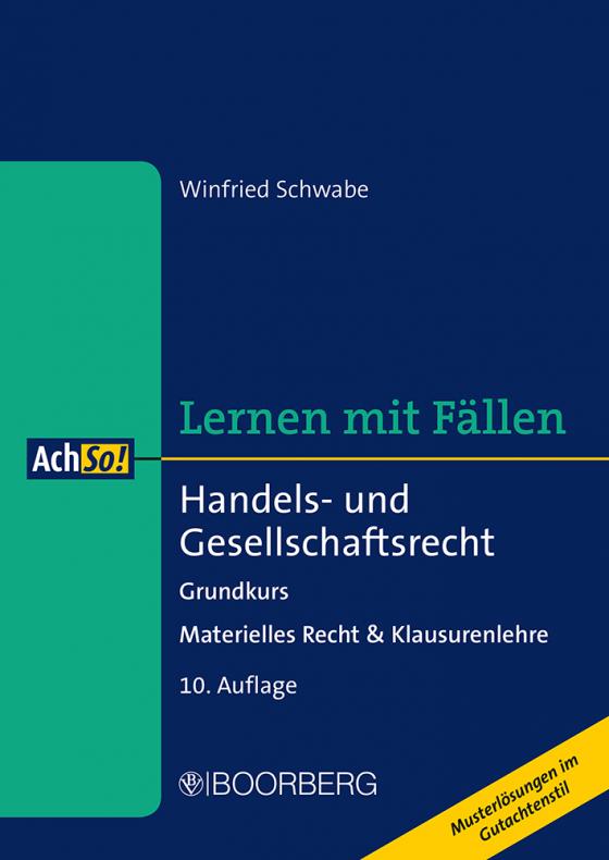 Cover-Bild Handels- und Gesellschaftsrecht