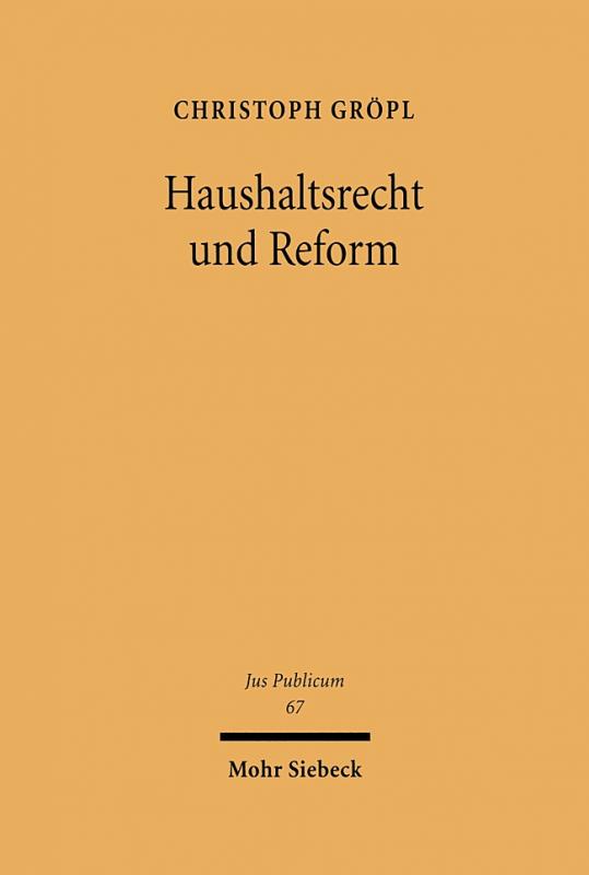 Cover-Bild Haushaltsrecht und Reform