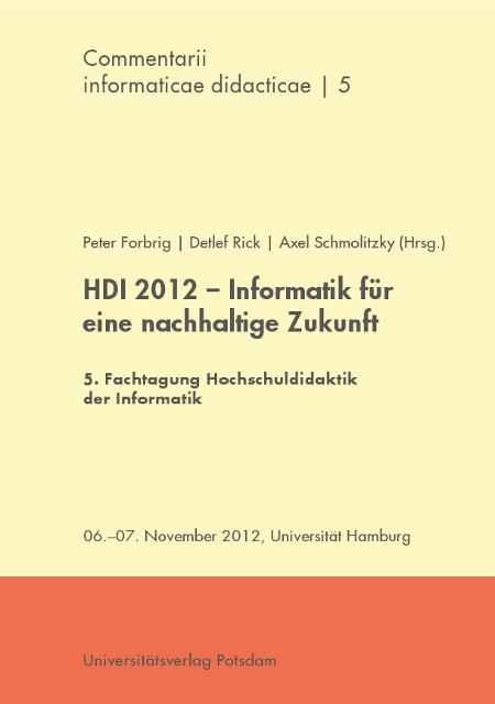 Cover-Bild HDI 2012 – Informatik für eine nachhaltige Zukunft