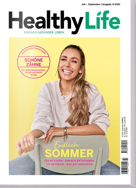 Cover-Bild Healthy Life 03/2021 . Einfach gesünder Leben - Leicht Essen - Entspannen - Fit im Freien