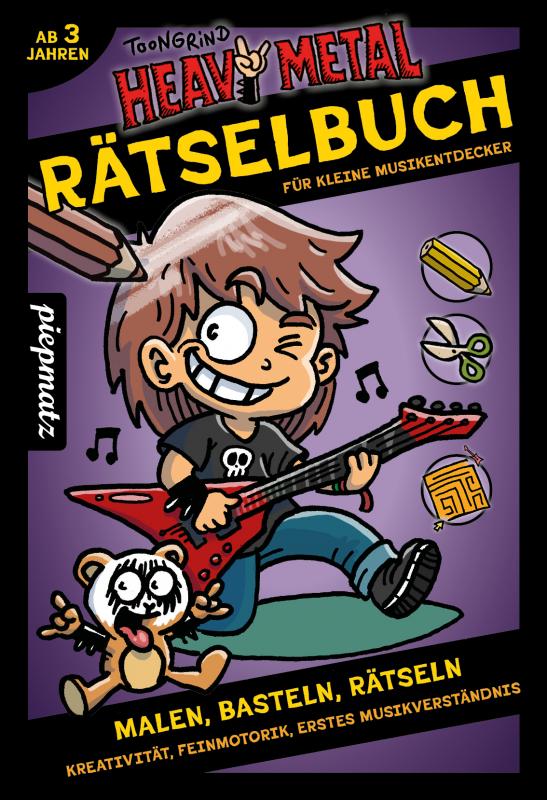Cover-Bild Heavy Metal Rätselbuch für kleine Musikentdecker (ab 3 Jahren)