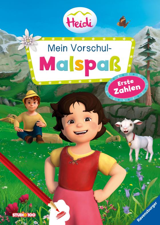 Cover-Bild Heidi: Mein Vorschul-Malspaß Erste Zahlen