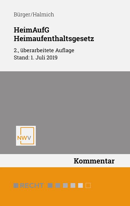 Cover-Bild HeimAufG - Heimaufenthaltsgesetz