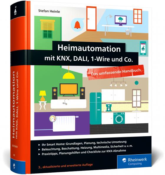 Cover-Bild Heimautomation mit KNX, Dali, 1-Wire und Co.