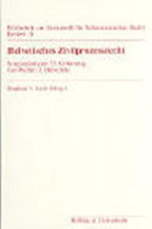 Cover-Bild Helvetisches Zivilprozessrecht