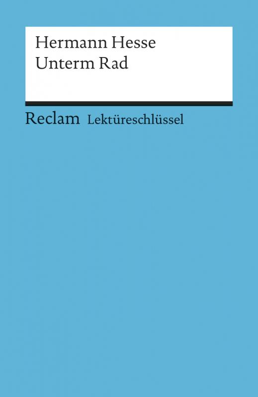 Cover-Bild Hermann Hesse: Unterm Rad