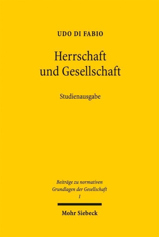 Cover-Bild Herrschaft und Gesellschaft