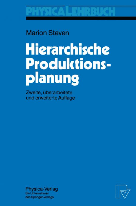 Cover-Bild Hierarchische Produktionsplanung