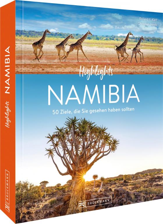 Cover-Bild Highlights Namibia mit Okavango-Delta und Viktoriafällen