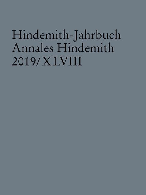 Cover-Bild Hindemith-Jahrbuch