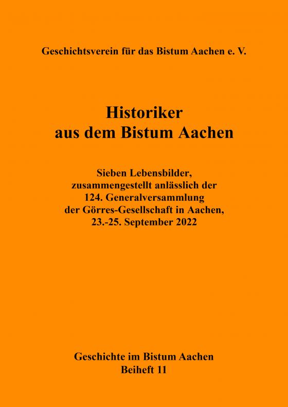 Cover-Bild Historiker aus dem Bistum Aachen