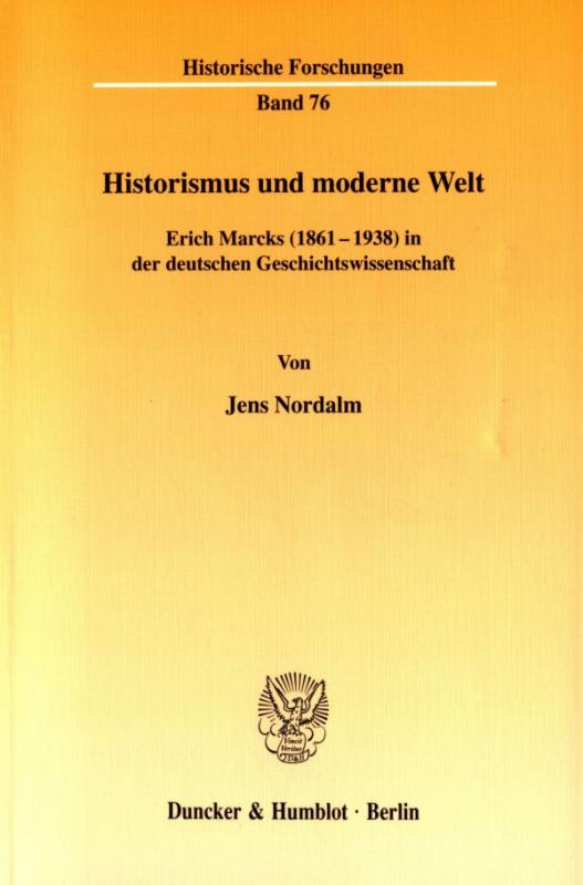 Cover-Bild Historismus und moderne Welt.