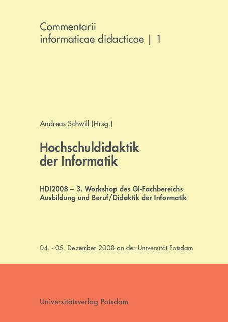 Cover-Bild Hochschuldidaktik der Informatik