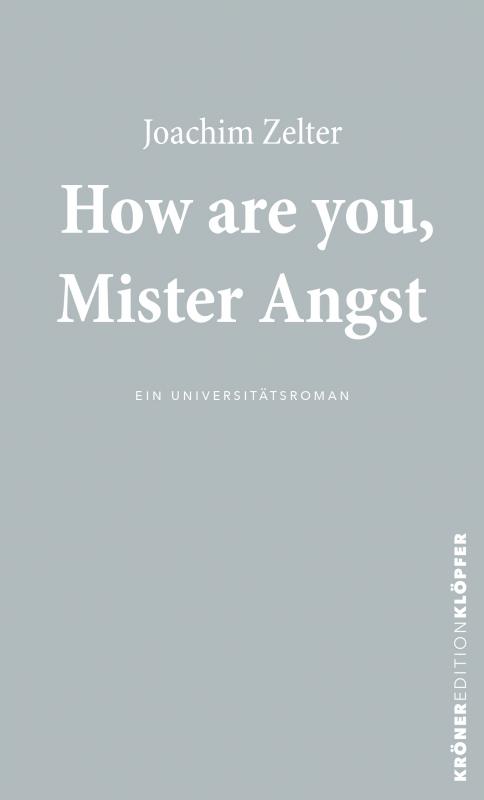 Cover-Bild How are you, Mister Angst