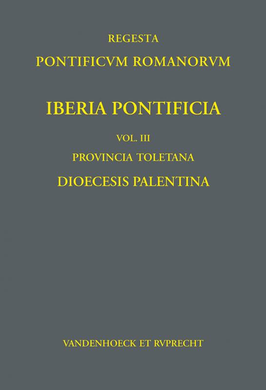 Cover-Bild Iberia Pontificia. Vol. III: Provincia Toletana