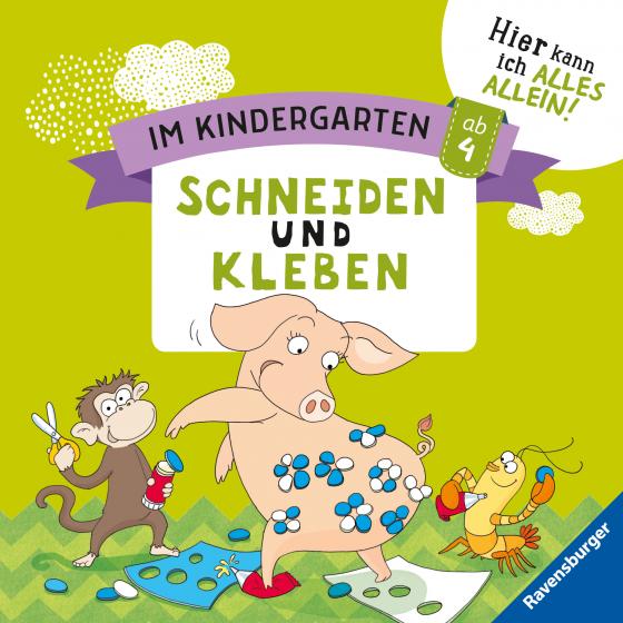 Cover-Bild Im Kindergarten: Schneiden und Kleben