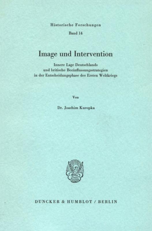 Cover-Bild Image und Intervention.