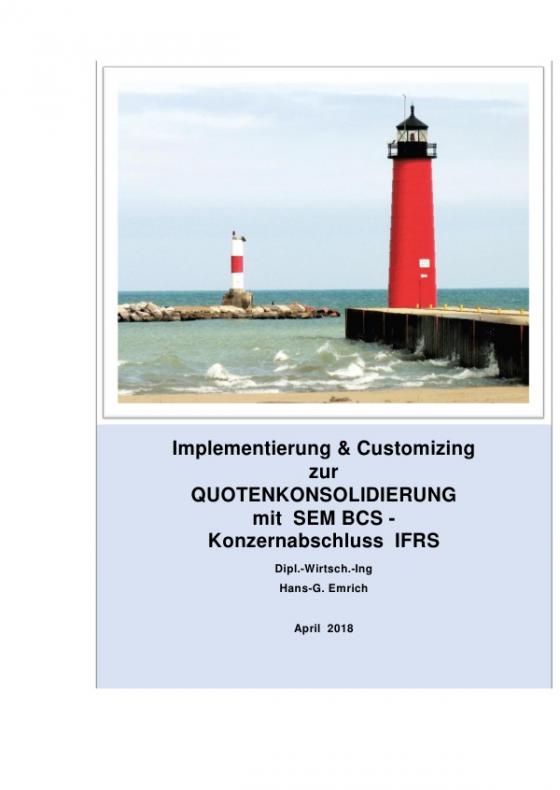Cover-Bild Implementierung & Customizing der Quotenkonsolidierung mit SAP SEM-BCS