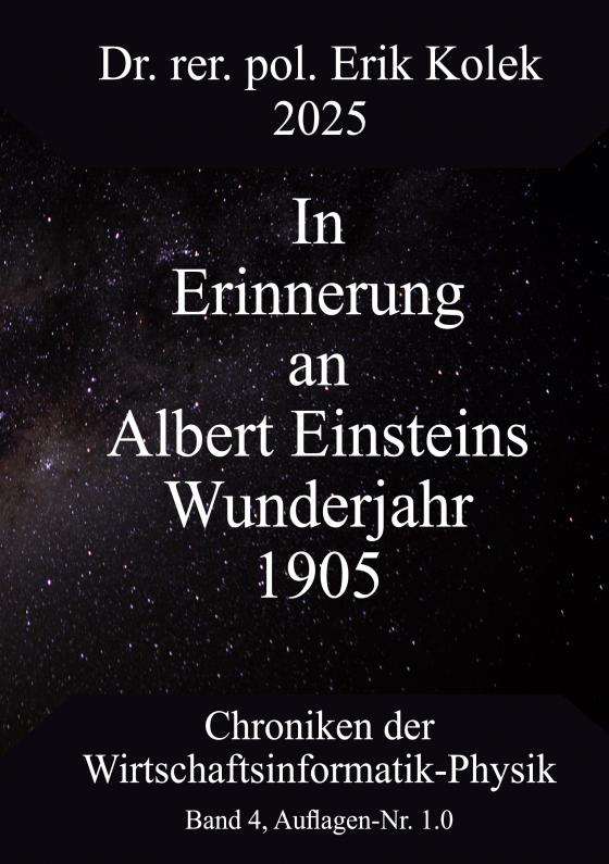 Cover-Bild In Erinnerung an Albert Einsteins Wunderjahr 1905