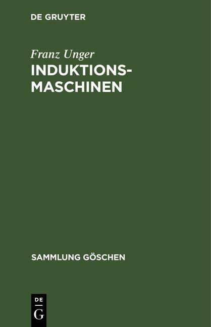 Cover-Bild Induktionsmaschinen