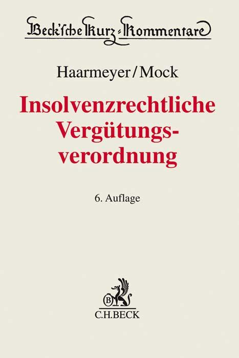 Cover-Bild Insolvenzrechtliche Vergütungsverordnung