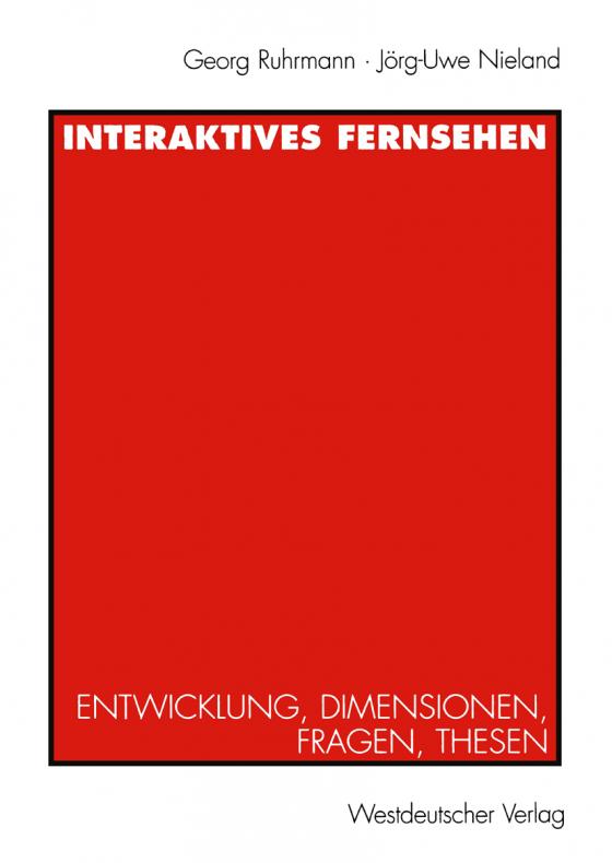 Cover-Bild Interaktives Fernsehen