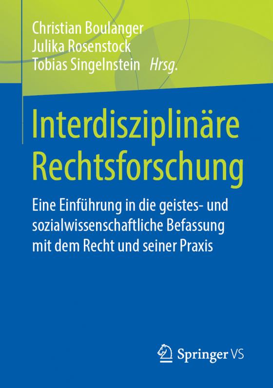 Cover-Bild Interdisziplinäre Rechtsforschung