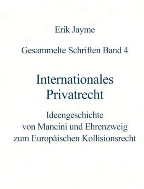 Cover-Bild Internationales Privatrecht