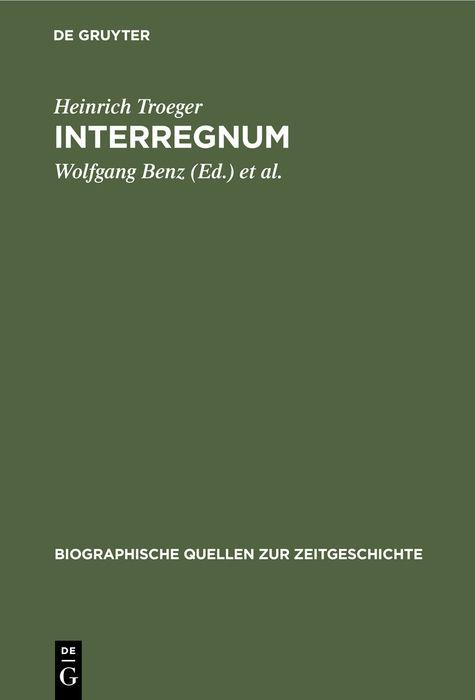 Cover-Bild Interregnum