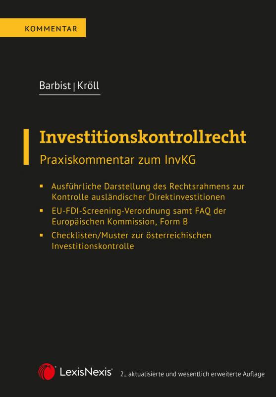 Cover-Bild Investitionskontrollrecht
